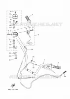 HANDLEBAR & CABLES for Yamaha KODIAK 2018
