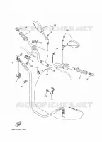 HANDLEBAR & CABLES for Yamaha MT 35KW 2018