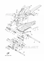SWINGARM for Yamaha MT 35KW 2018