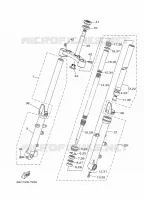 FRONT FORK for Yamaha MT 35KW 2018