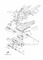 SWINGARM for Yamaha MT 35KW 2018