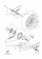 REAR WHEEL for Yamaha MT 35KW 2018