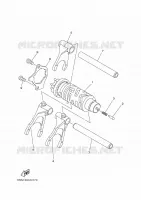 GEAR SHIFT SELECTOR DRUM / FORK for Yamaha MT 35KW 2018