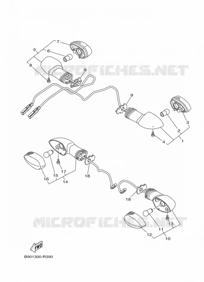 INDICATOR Yamaha MOTO 900 2018 XSR  MTM850