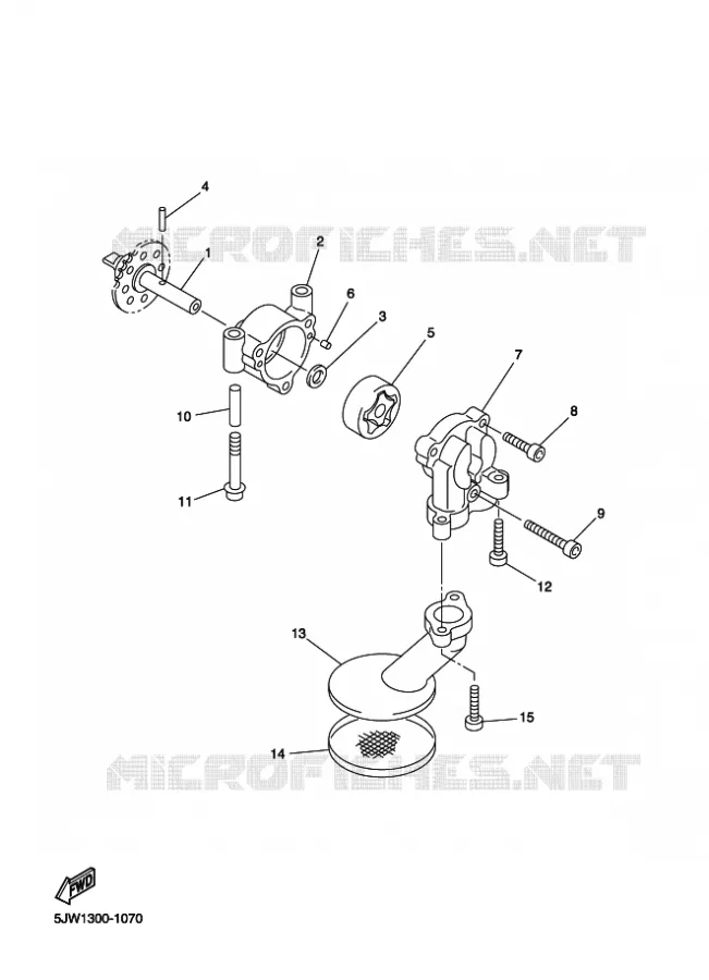 OIL PUMP Yamaha MOTO 1300 2018 FJR AS  FJR1300-AS
