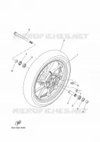 FRONT WHEEL for Yamaha TRACER 2018