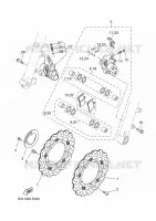 FRONT BRAKE CALIPER for Yamaha TRACER 2018