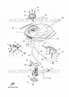 FUEL TANK for Yamaha TRACER 2018
