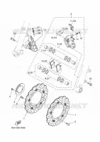 FRONT BRAKE CALIPER for Yamaha TRACER 2018