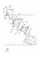 COWLING 2 for Yamaha TRACER 35KW 2018