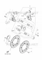 FRONT BRAKE CALIPER for Yamaha TRACER 35KW 2018