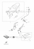 SEAT for Yamaha TRACER 35KW 2018