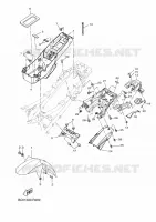 FENDER for Yamaha TRACER 35KW 2018