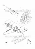 REAR WHEEL for Yamaha TRACER 35KW 2018