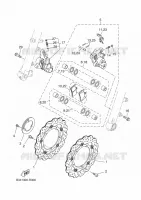 FRONT BRAKE CALIPER for Yamaha TRACER 35KW 2018