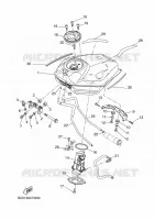 FUEL TANK for Yamaha TRACER 35KW 2018