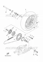 REAR WHEEL for Yamaha TRACER 35KW 2018