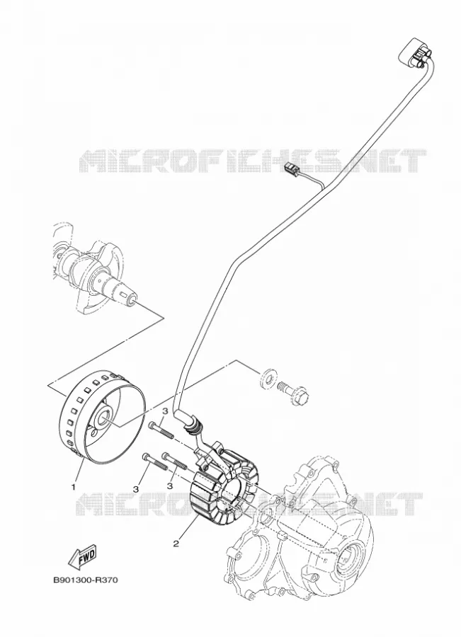 IGNITION Yamaha MOTO 900 2018 MT  MTN850-A