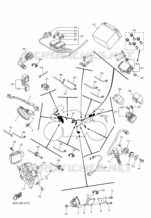 ELECTRICAL 2 Yamaha MOTO 1000 2018 R1  YZF-R1