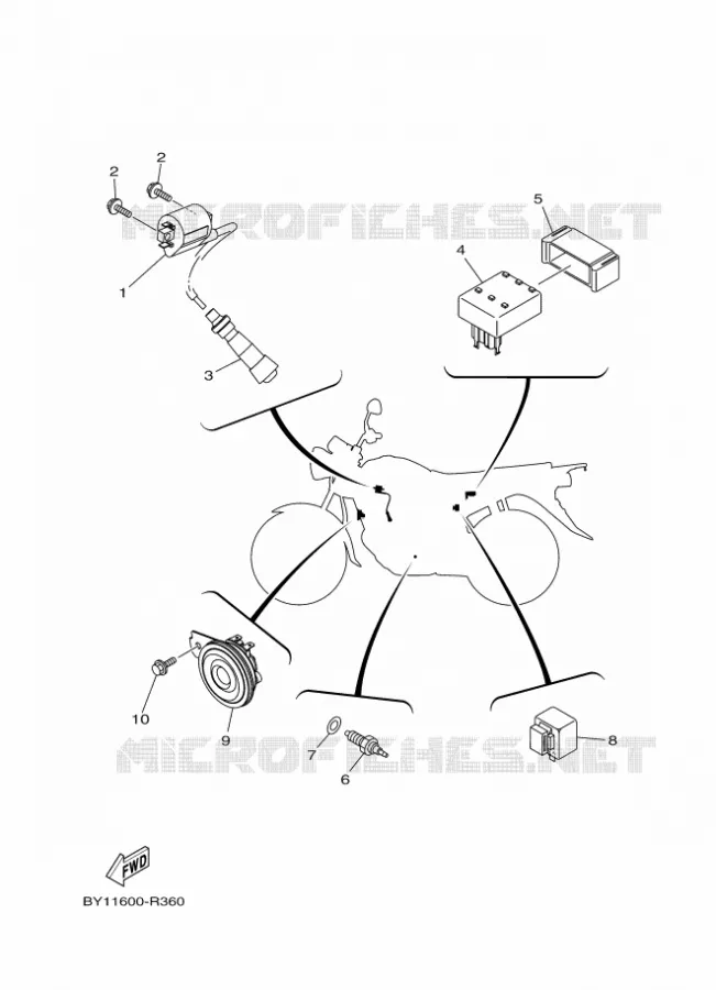 ELECTRICAL 2 Yamaha MOTO 110 2018 CRUX  YD110-1