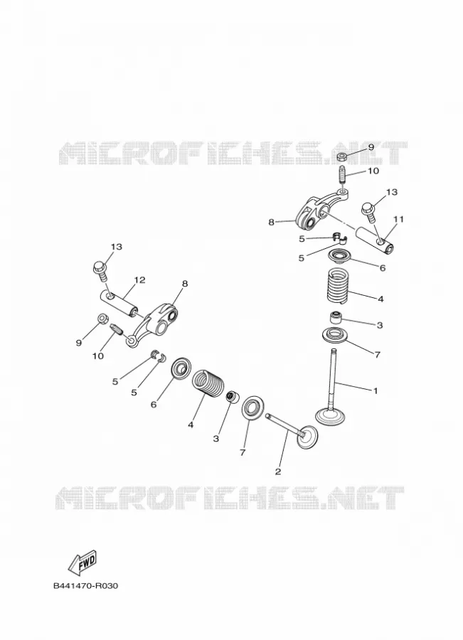VALVE Yamaha MOTO 110 2018 CRUX  YD110-1
