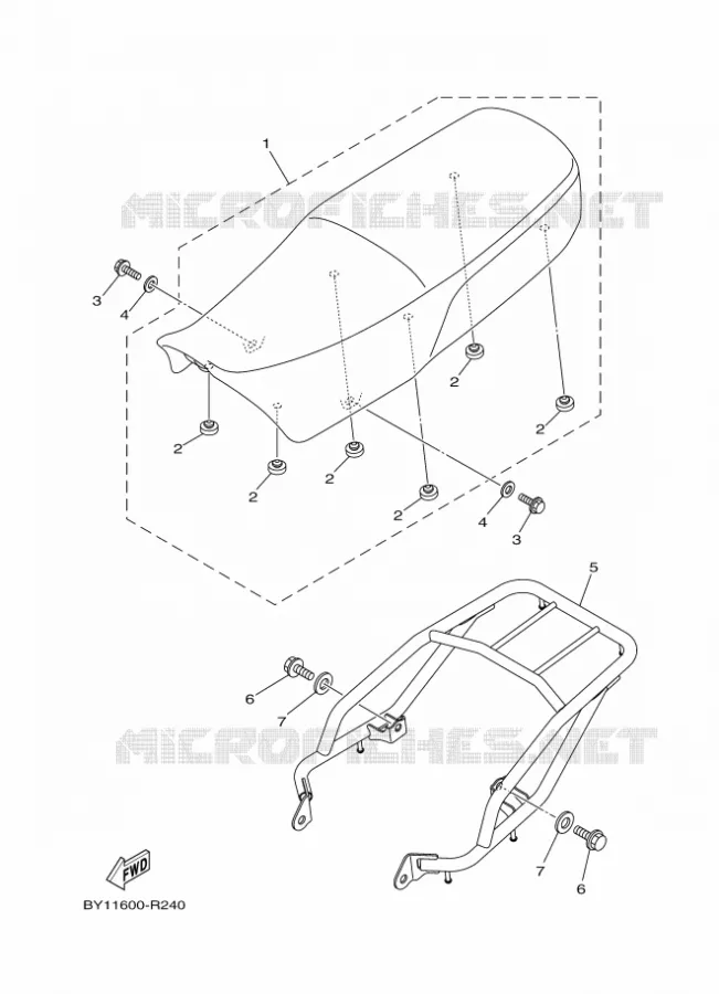 SEAT Yamaha MOTO 110 2018 CRUX  YD110-1