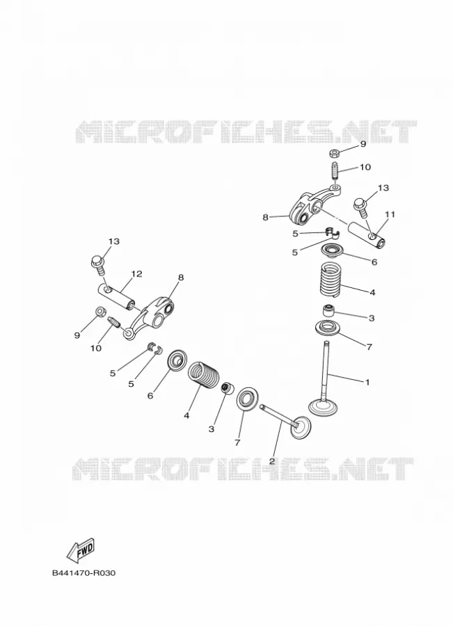 VALVE Yamaha MOTO 110 2018 CRUX  YD110-1