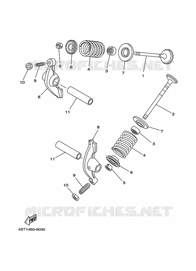 VALVE Yamaha SCOOTER 110 2018 CRYPTON  T110C