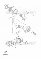 CRANKSHAFT / PISTON for Yamaha AEROX 4 2018
