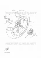 REAR WHEEL for Yamaha AEROX 4 2018