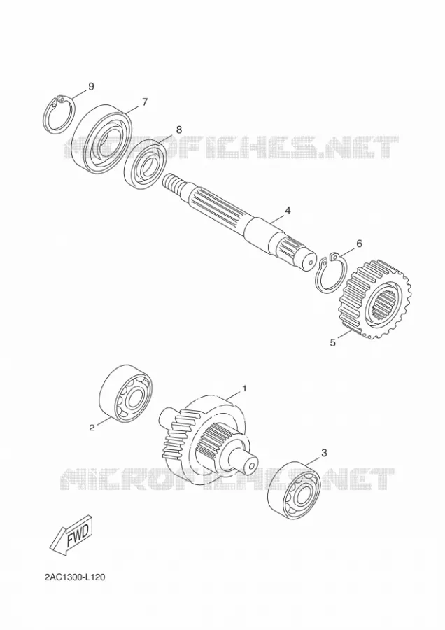 TRANSMISSION Yamaha SCOOTER 50 2018 NEOS 4  YN50F