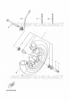FRONT WHEEL for Yamaha NEOS 4 UBS 2018