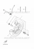 FRONT WHEEL for Yamaha NEOS 4 UBS 2018