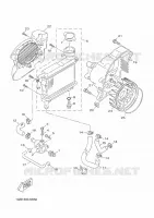 RADIATOR / HOSES for Yamaha NEOS 4 UBS 2018