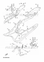 STAND / FOOTREST for Yamaha NEOS 4 UBS 2018