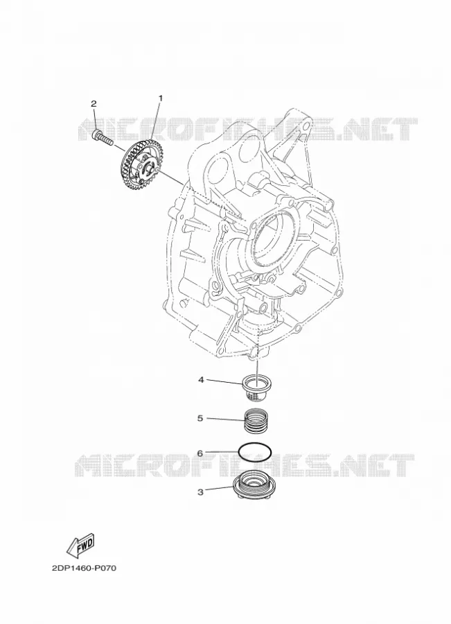 OIL PUMP Yamaha SCOOTER 125 2018 MBK OCITO  GPD125-A