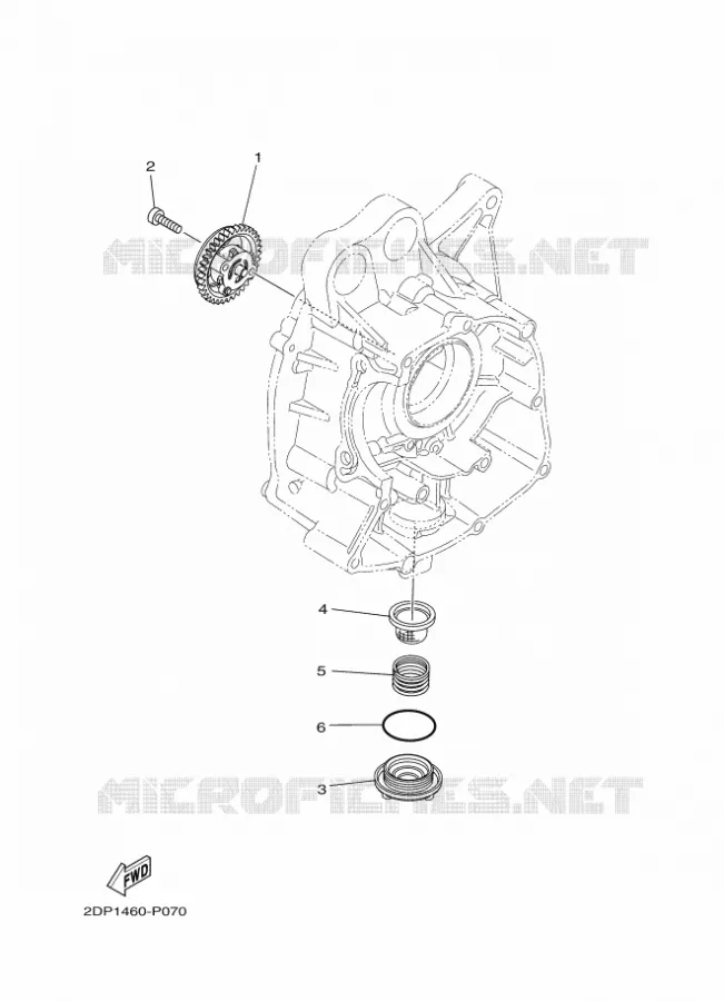 OIL PUMP Yamaha SCOOTER 150 2018 NMAX  GPD150-A