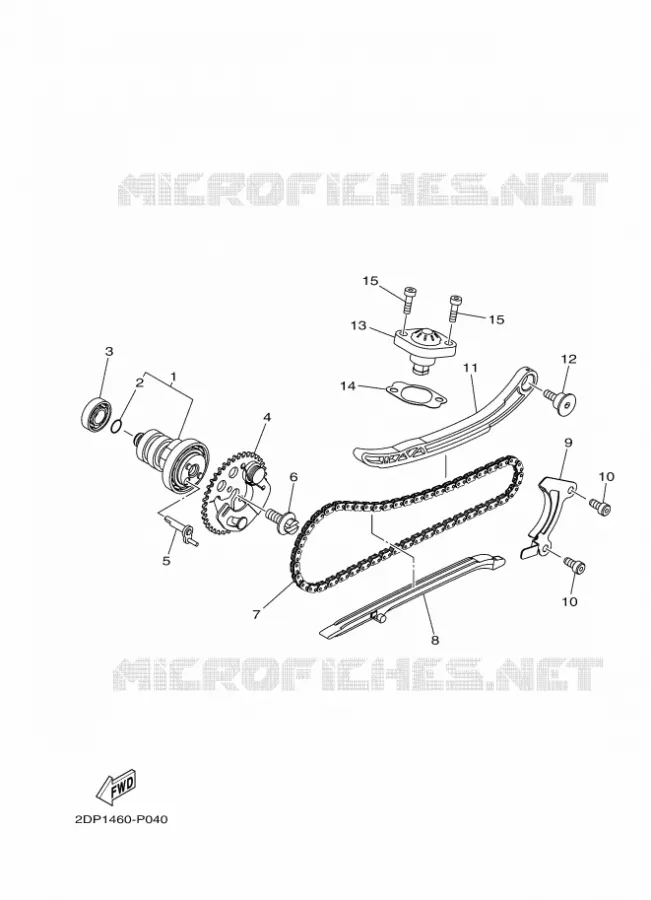 CAMSHAFT / TIMING CHAIN Yamaha SCOOTER 150 2018 NMAX  GPD150-A