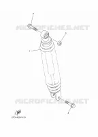 REAR SHOCK ABSORBER for Yamaha DELIGHT 2018