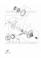 CRANKSHAFT / PISTON for Yamaha MBK DELIGHT 2018