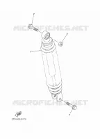 REAR SHOCK ABSORBER for Yamaha MBK DELIGHT 2018