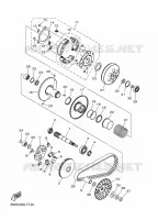 STARTER CLUTCH for Yamaha MBK DELIGHT 2018