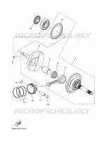 CRANKSHAFT / PISTON for Yamaha MBK DELIGHT 2018