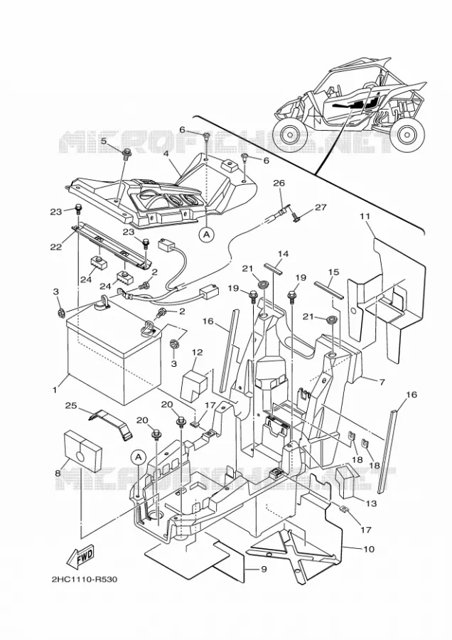 ELECTRICAL 2 Yamaha SIDE BY SIDE 1000 2018 YXZ  YXZ10YESJ