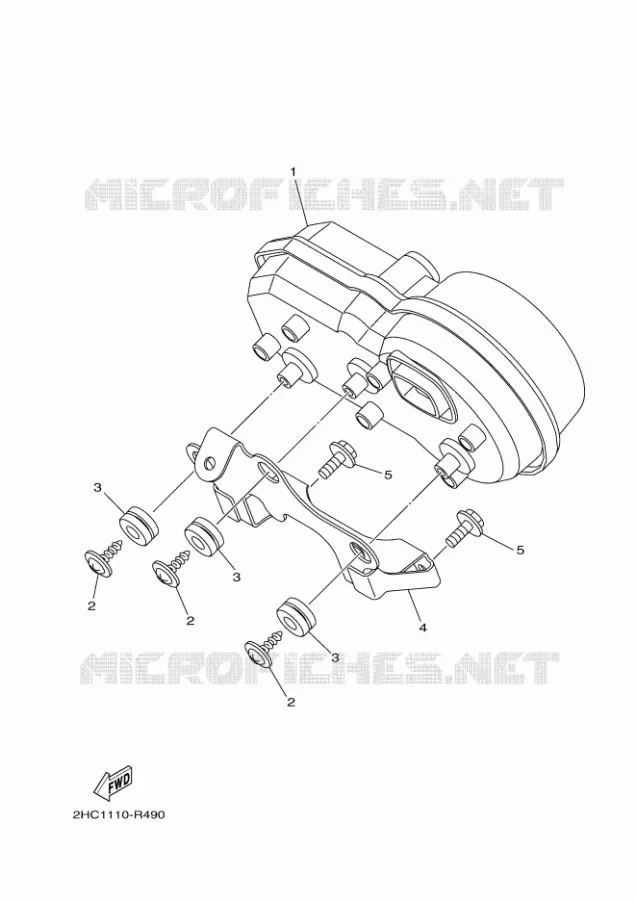 SPEEDOMETER Yamaha SIDE BY SIDE 1000 2018 YXZ  YXZ10YEXJ