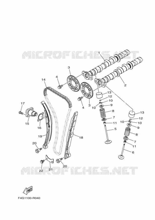 VALVE Yamaha WAVERUNNER 1050 2018 EX  EX1050C-T