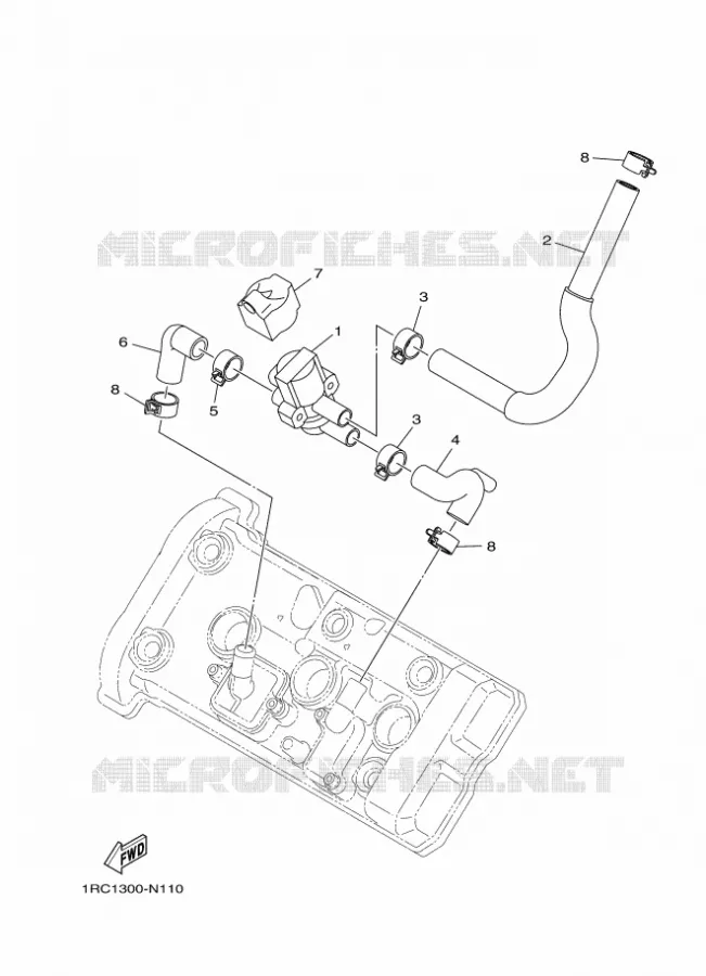 AIR INDUCTION SYSTEM AIS Yamaha MOTO 900 2018 TRACER  MTT850D