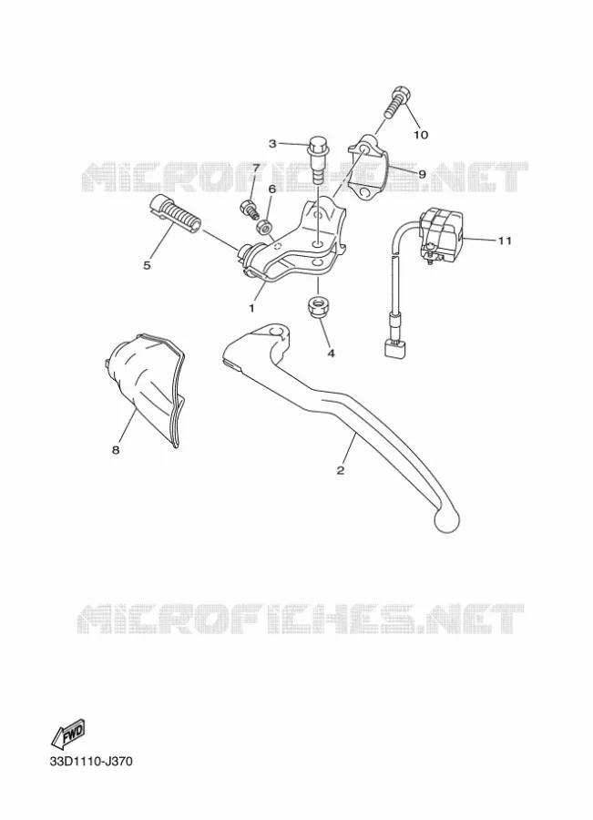 HANDLE SWITCH / LEVER Yamaha MOTO 250 2018 YZF  YZ250F