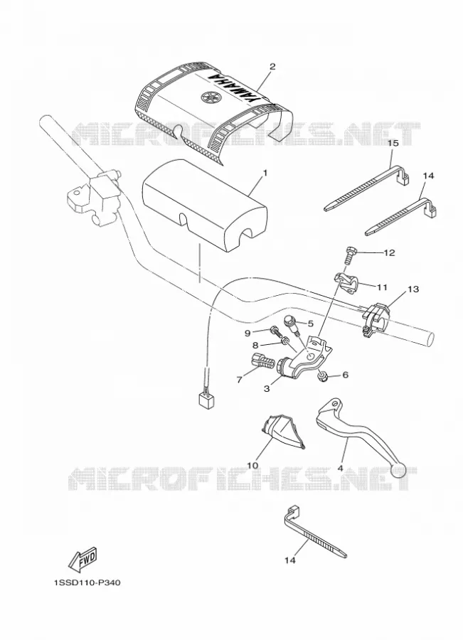 HANDLE SWITCH / LEVER Yamaha MOTO 250 2019 YZ  YZ250