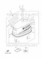 TOP COWLING for Yamaha 4 2016